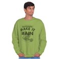 thumbnail image 5 of Funny Gardeners Make It Rain Humor Sweatshirt for Men or Women Brisco Brands 5X, 5 of 6