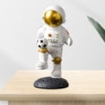 thumbnail image 3 of 2 Piezas Estatuas de astronauti Estatuilla Escultura Ornamento astronauti Escritorio, 3 of 9