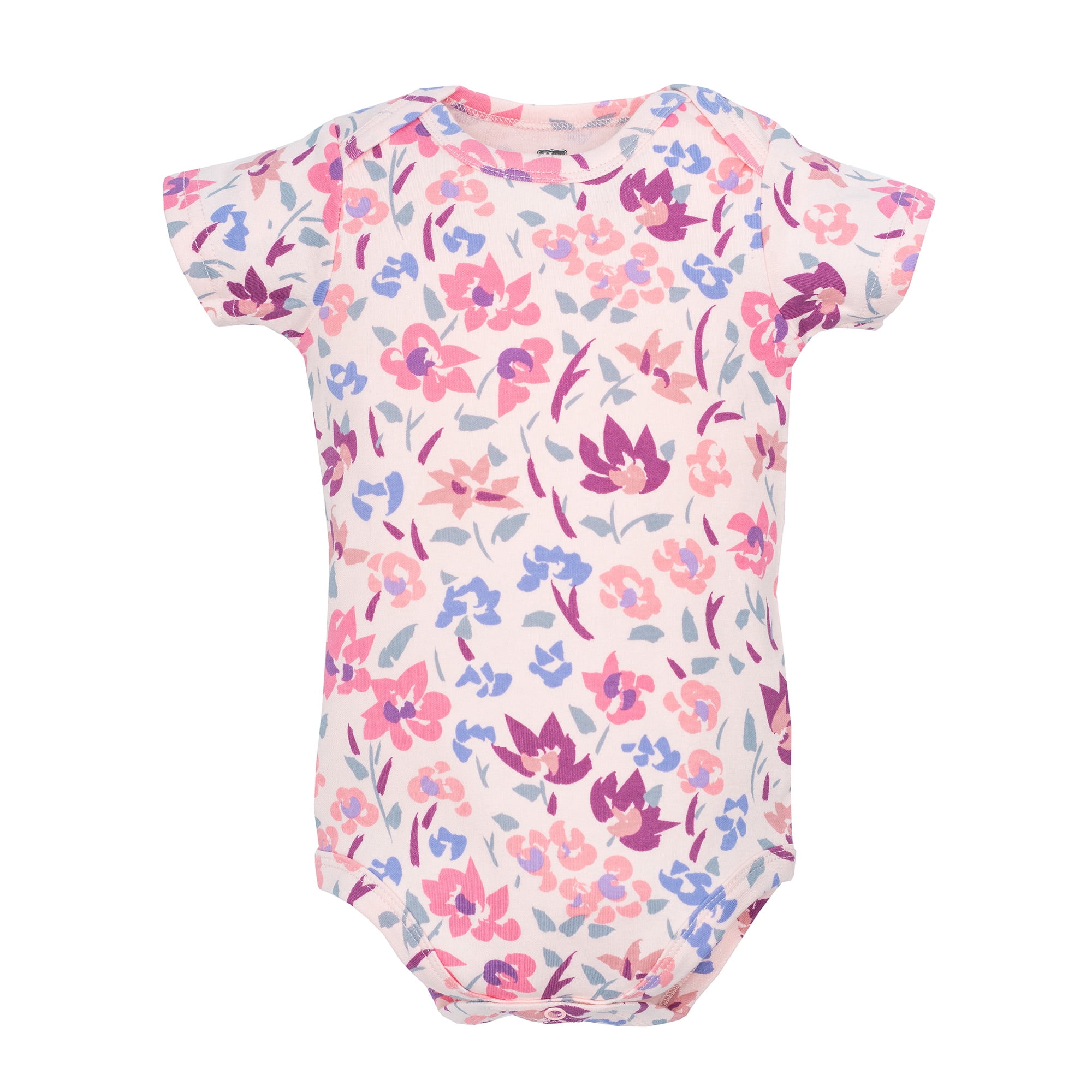 Hudson Baby Girl Cotton Bodysuits 3-Pack, Sweet Dog, 0-3 Months