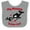 Heather and White, variant on Inktastic My Mommy Loves Me Orca Baby Boys or Girls Baby Bib