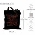 thumbnail image 2 of Breast Cancer Awareness Trickster's Treat Trends Trove Shirt Halloween Canvas Bag 2Pcs, 2 of 5