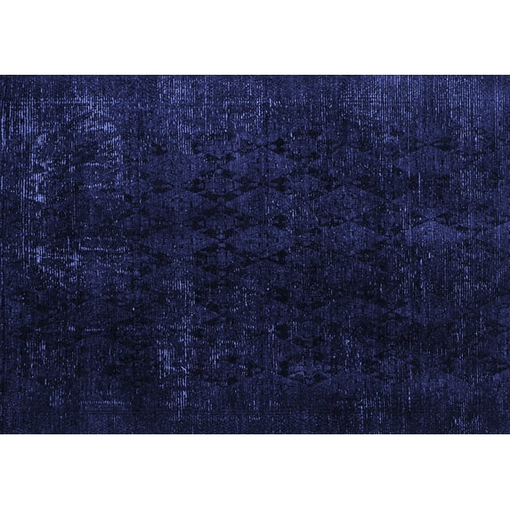 Ahgly Company Indoor Rectangle Abstract Blue Modern Area Rugs, 4' x 6'