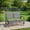 Gray, variant on Topcobe Double Chair Outdoor, Patio Glider Bench, Porch, Backyard, Sturdy, Gray