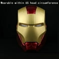 thumbnail image 1 of NEW Marvel Avengers Iron Man Helmet Cosplay 1:1 Light Led Ironman Mask PVC Action Figure Toys Child Adult Gift JIANGLANG, 1 of 1
