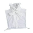 thumbnail image 3 of Cuello desmontable para mujer, media camisa, blusa, cuello para suéteres, ropa de vestir, 3 of 9