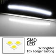 thumbnail image 4 of Smoked Lens 27-SMD White Full LED Bumper Side Marker Light Kit For 2013-2014 Cadillac ATS, 2017-up Cadillac XT5; For 2019-up Chevy Blazer, Replace Amber Sidemarkers, 4 of 9