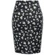 thumbnail image 2 of Gibobby mini faldas de mujer con estampado floral de lápiz de oficina floral elegante para mujer(Negro, XL), 2 of 5