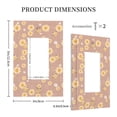 thumbnail image 3 of KLL Cute Bee Wall Plate,Gloss Finish,Standard Size 1 - 5" x 3", Polycarbonate Thermoplastic,Electric Receptacle Plug Covers, 3 of 6