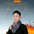 thumbnail image 4 of 2 Pack Winter USB Heated Warm Scarf Washable Neck Heating Pad Cold Protection Scarf for Men Women, Battery not included, 4 of 6