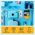 thumbnail image 4 of KODAK Printomatic+ Instant Print Camera (Blue) 10MP, RGB LED, Zink Photo Prints, 4 of 9