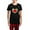 With Red Plaid Pant, variant on CafePress - Watermelon Heart Pajamas - Women's Short Sleeve Print T-Shirt and Pants Dark Cotton Pajama Set