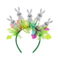 thumbnail image 1 of CUJM Easter Decorations Cartoon Chick Rabbit Ears Rabbit Headband Party, 1 of 1