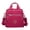 Burgundy, variant on Women's Waterproof Nylon Crossbody Shoulder Bag Durable Casual Backpack