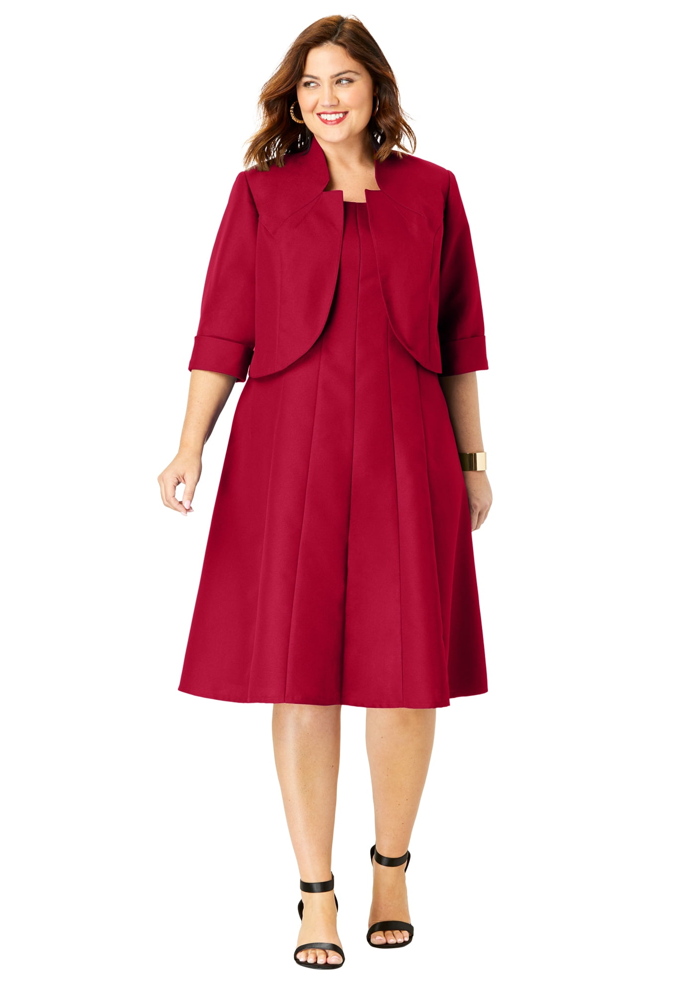 fit and flare plus size coat
