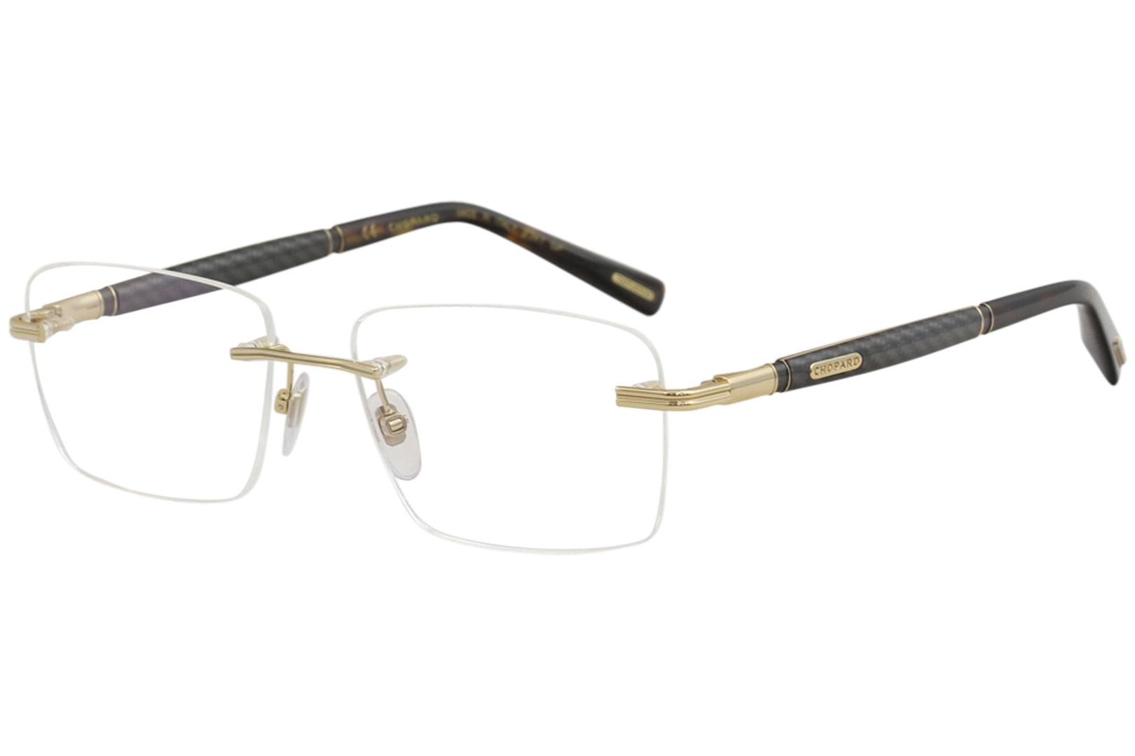 Chopard Eyeglasses VCHC37 VCHC/37 0316 23K Gold Rimless Optical Frame