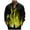 Yellow, variant on lcziwo Mens Long Sleeve Button Down Shirts Novelty 3D Flame Printed Shirt Big and Tall Casual Beach Shirts Lightweight Wedding Party Prom Shirts Green XL