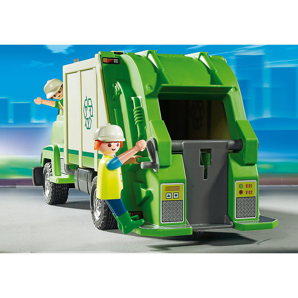 PLAYMOBIL Green Recycling Truck 