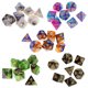 thumbnail image 2 of Dados poliédricos de doble color, juego de mesa de 7 piezas para RPG, mazmorras y dragones, DND, RPG, MTG, D20, D12, D10, D8, D6, D4, 2 of 4