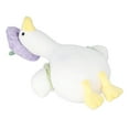 thumbnail image 4 of Juguete de Peluche de Pato Relleno Juguete de Peluche de Pato de Flores Lindos Sombreros Florales Mochilas Cuerpo Suave y Gordo Ojos Brillantes Pato de Peluche Almohadas de ANGGREK Otros, 4 of 8