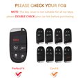 thumbnail image 3 of OFFCURVE for Jeep Dodge Key Fob Cover, Soft TPU Protection Key Cover Case Compatible with Jeep Grand Cherokee Renegade Chrysler 200 300 Dodge Journey Fiat Durango Challenger,Star Pink, 3 of 6