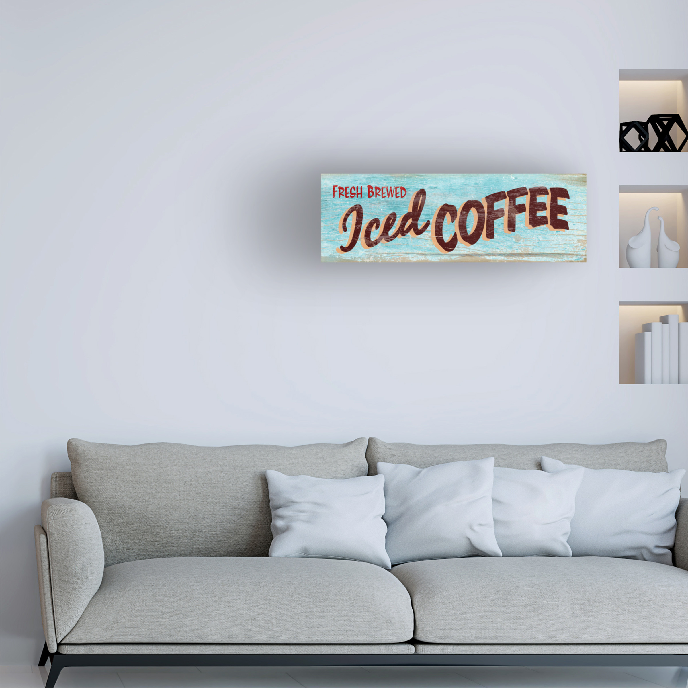 RetroPlanet 'Iced Coffee' Canvas Art