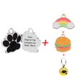 thumbnail image 1 of Placa De Identificación Grabada Personalizada Etiqueta Para Gatos De Perro Para Mascotas Accesorios Colgante De Purpurina Gao Jiahui unisex, 1 of 2