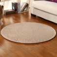 thumbnail image 6 of Coral Bathroom Rugs $10, 2 Feet Round Bathroom Rug In A Coral 80Cm Soft Coral Velvet Round Rug Anti-Skid Doormat Carpet Bath Living Room Rug, 6 of 7