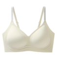 thumbnail image 2 of Tsesme Women's Bra Wireless and Adjustable Shoulder Straps Bralette, Push up Full Cup Seamless Bra, 2 of 5