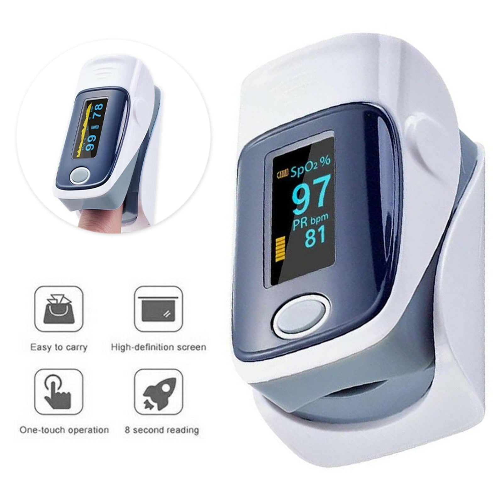 GENKENT Health Monitor Kit with Wrist BP Monitor, Touchless Digital Infrared Forehead Thermometer and Pulse Oximeter for Sport Hiking/Running/Riding/Climbling/Yoga, Gift Choice for Parents