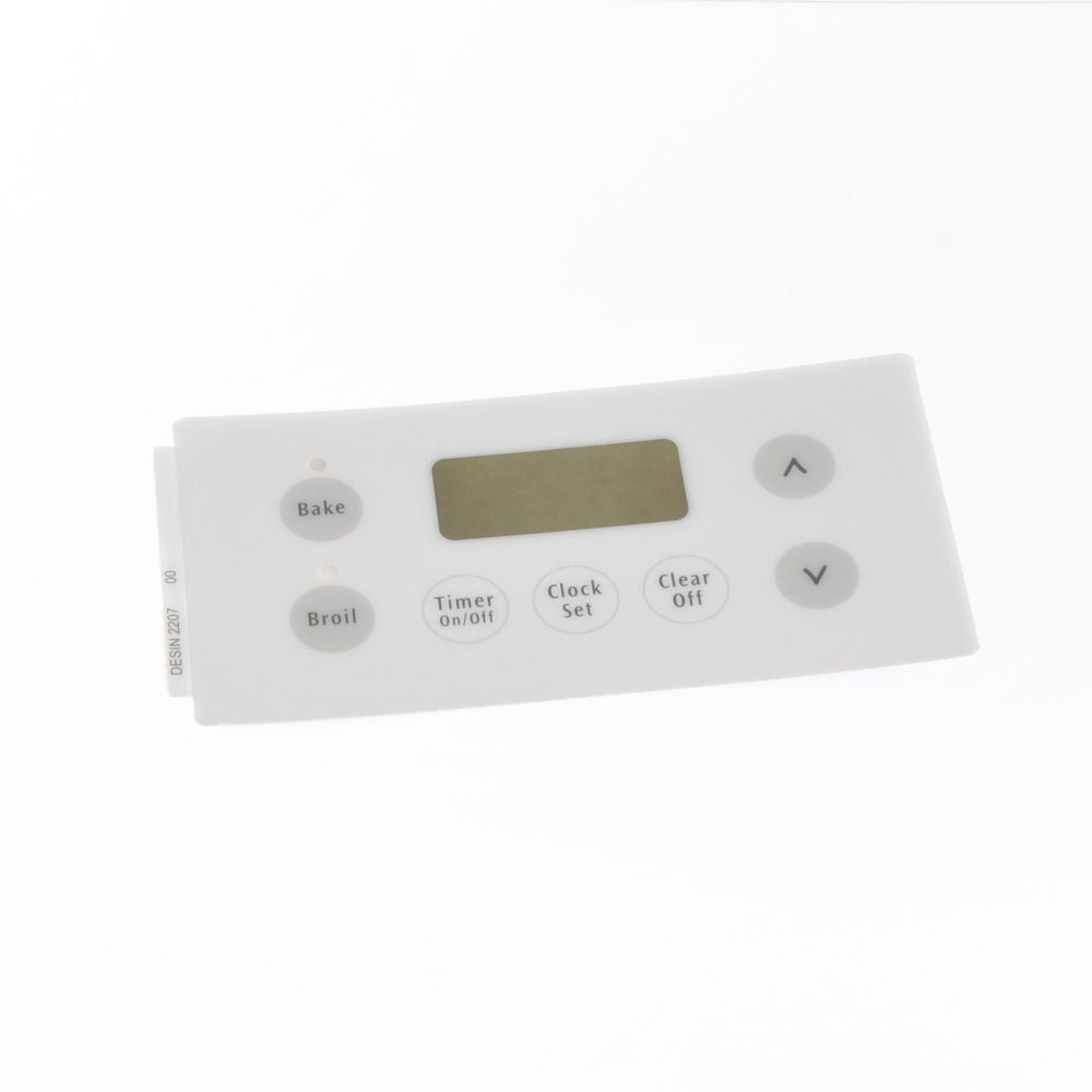 316220700 Frigidaire Range Overlay`Clock `White