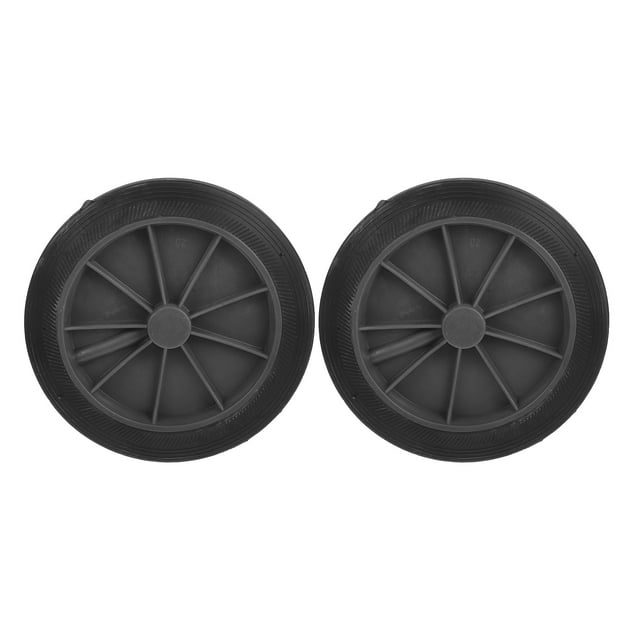 2 Pcs Roues de Poubelle Remplacement de Poubelle Roue de Remplacement de Poubelle Roue de Corbeille Extérieure Pièces de Remplacement de Roue