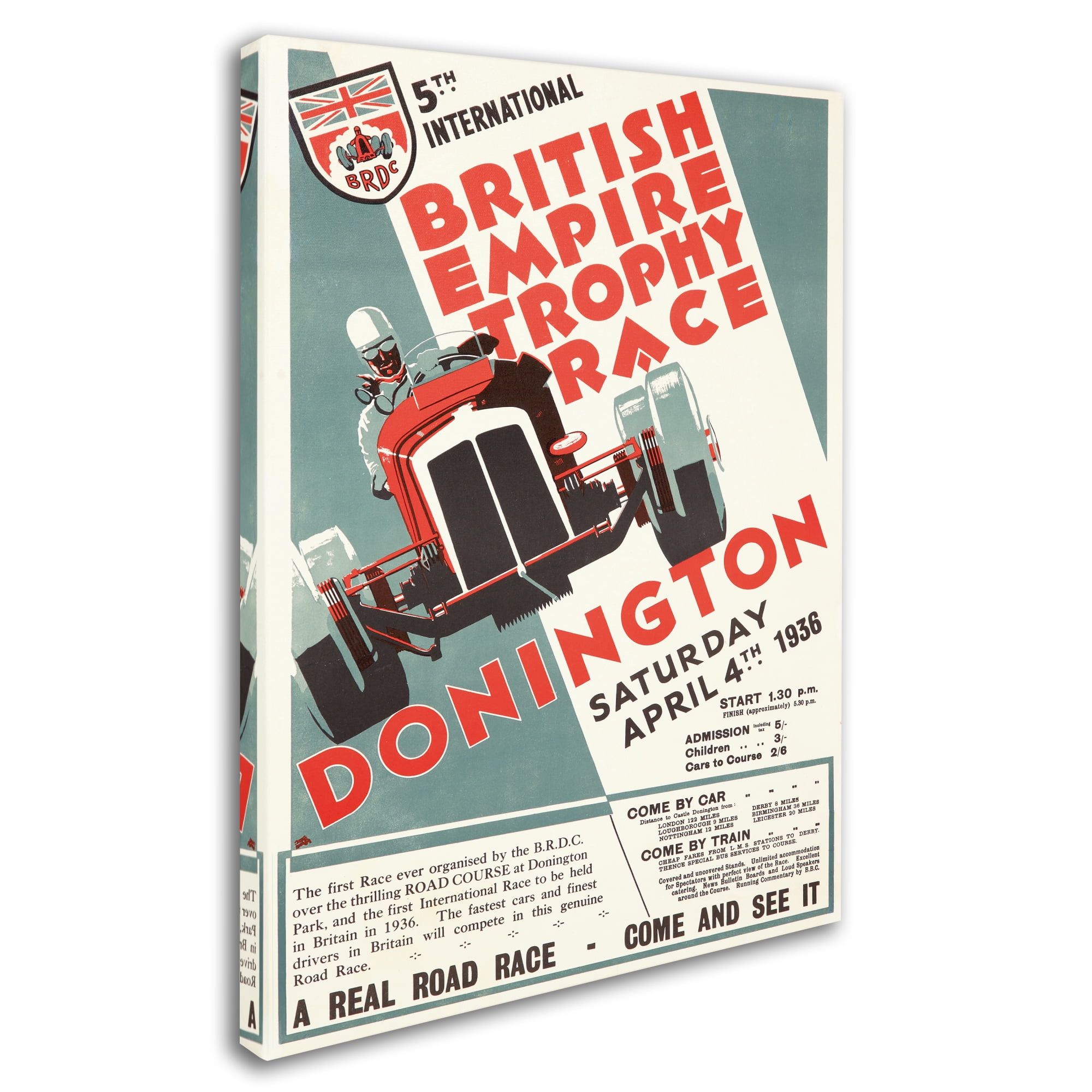 Lantern Press 'Car 20' Canvas Art