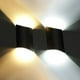 thumbnail image 4 of Lámpara de pared LED moderna impermeable de 12W iluminación de pared de aluminio para interiores y exteriores, 4 of 6