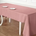 thumbnail image 2 of BalsaCircle 6 Pieces 60" x 102" Dusty Rose Rectangle Polyester Tablecloths Table Cover Linen, 2 of 6