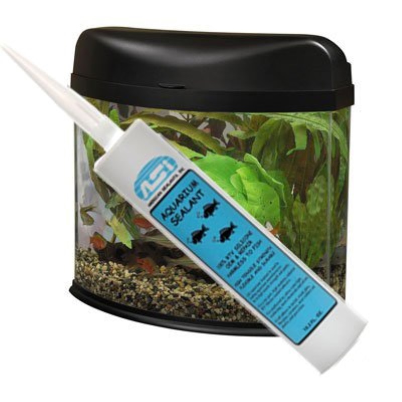 ASi Clear Aquarium Silicone Sealant 10.2 Fluid oz Cartridge