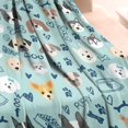 thumbnail image 3 of Cute Akita Dog Beagle Bulldog Rottweiler Dachshund Blanket,Comfortable Soft Flannel Throw Blanket,All Season,Warm Lightweight Blankets for Sofa Bed Couch Living Room Chair,30"x40", 3 of 4
