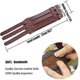 thumbnail image 3 of Pulsera YONGSHENG Cuero Genuino Ancha Triple Negro 2 pi, 3 of 4