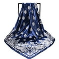 thumbnail image 3 of Holzkary Women's Fashion Satin Scarf Bandana for Hair Wrapping Square Silk Like Head Scarf Women Casual Scarf Silk Flower Printed Silk Scarf Printing Square Scarf Turban, 3 of 5