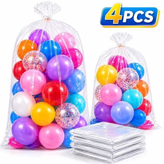 Large Balloon Transport Bags - 59x98 inche(2pcs) 47x59 inche(2pcs) Thickened storage bags for Christmas Tree,Balloon,and Luggage