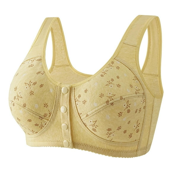 Brasier Sujetador Tipo Bralette Ligero con Cierre Frontal, sin Aros Ni Costuras, Suave y Cómodo, Ideal para Uso Diario. Grande