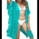 thumbnail image 3 of Traje de Baño para Cubrirse, Traje de Baño para Cubrirse, Traje de Baño para Cubrirse, Cárdigan para Bañarse en la Playa con Volantes. Lago Verde Talla Única, 3 of 10