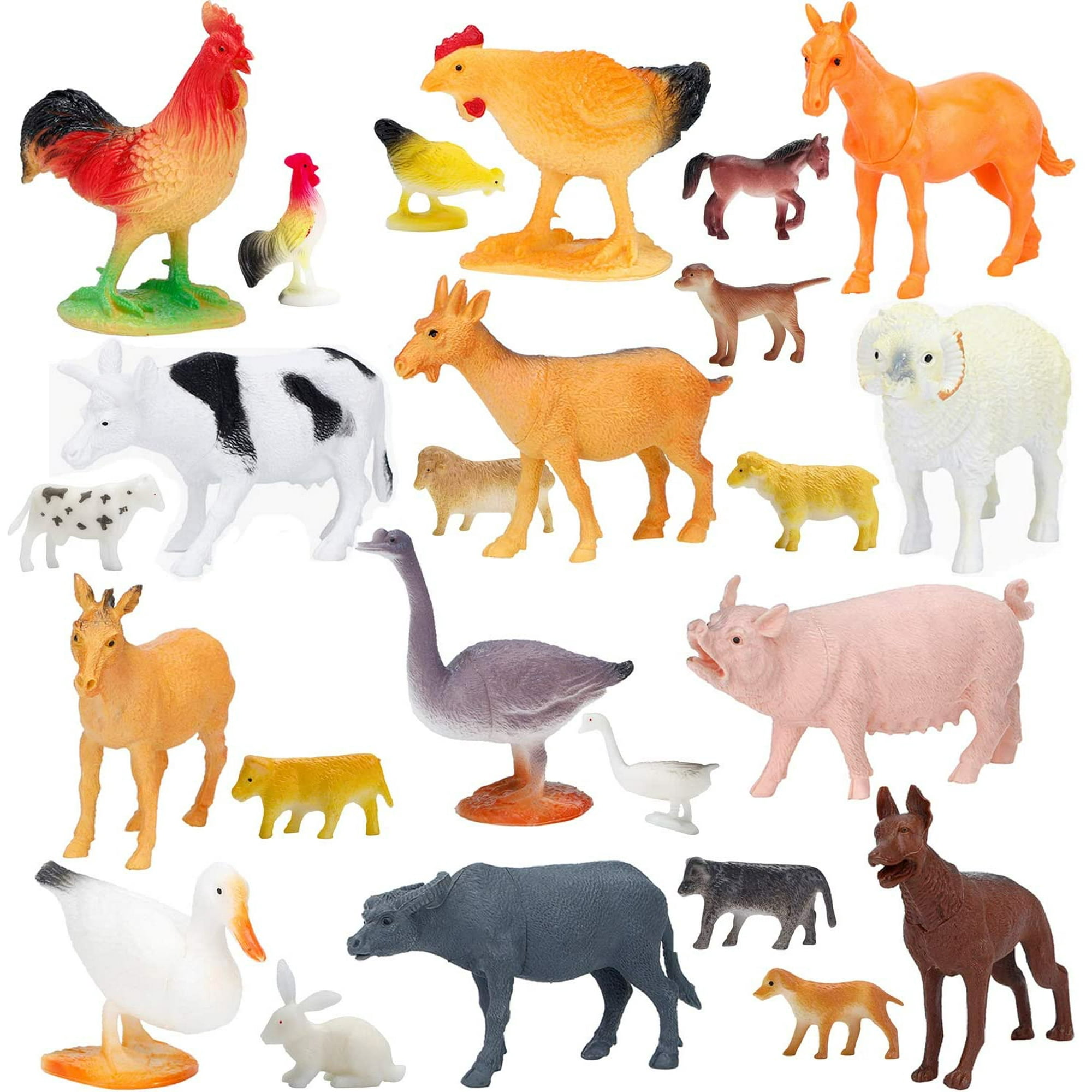 Plastic farm animals for toddlers discount