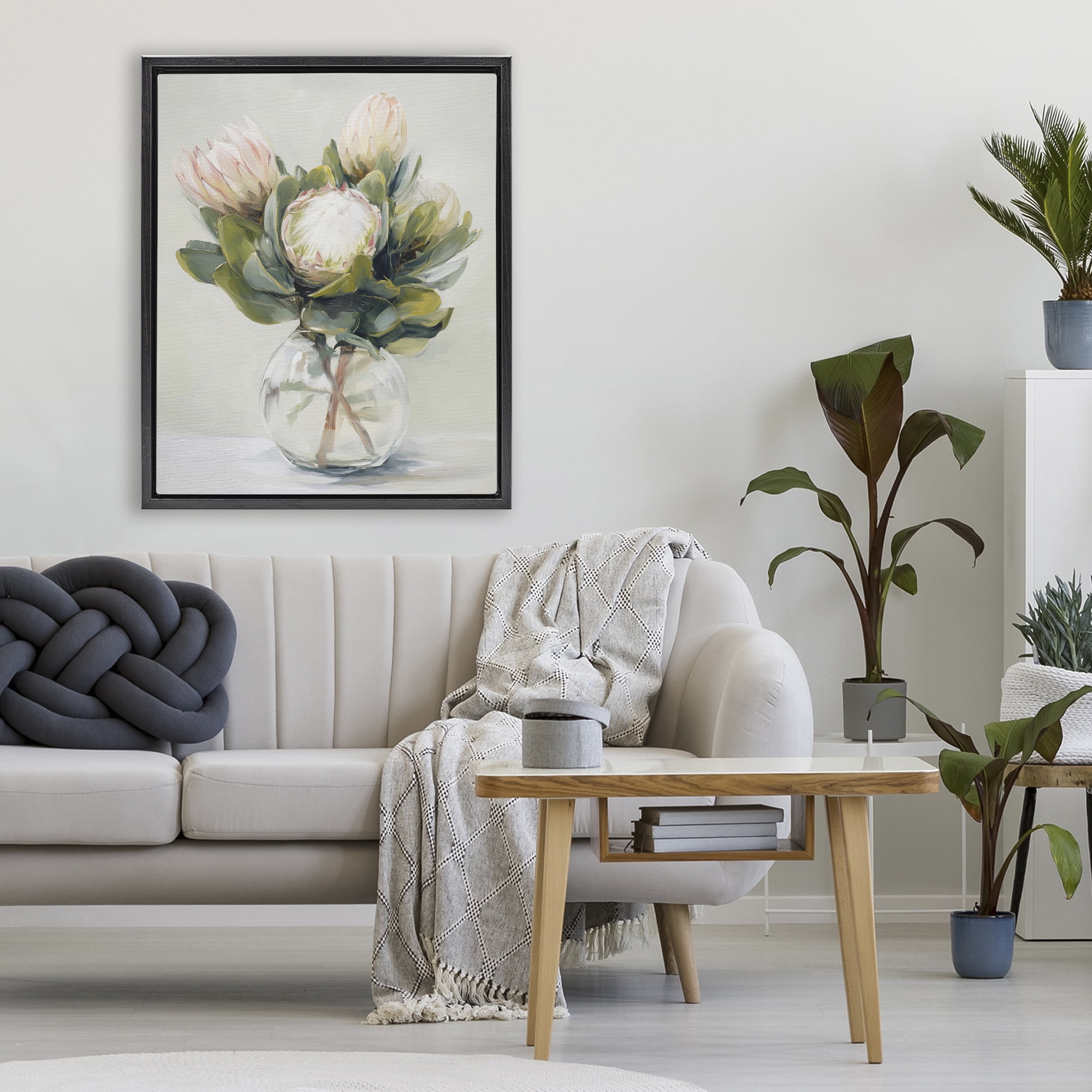 Stupell Industries Lush & Wild Tropics Black Framed Floater Canvas Wall Art, design by Svetlana Aleynikova