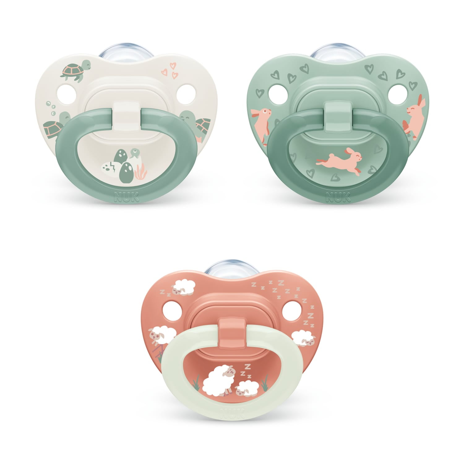 NUK First Choice Classic Pacifier, 0-6 months, 3-Pack