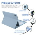 thumbnail image 2 of Keyboard Case for iPad 2021 10.2Inch 9th 8th 7th Generation  Wireless Bluetooth Magnetic Detachable Keyboard with Pencil Holder, 2 of 8