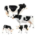 thumbnail image 3 of 4pcs Mini Farm Animals Figure Realistic Cow Party Favors Decoration, 3 of 6