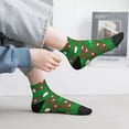 thumbnail image 2 of Pofeuu Cute Santa Print 30cm Socks, Adult Running Hiking Socks for Youth and Adult, 2 of 7