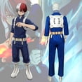 thumbnail image 2 of Disfraz de héroe de anime Shoto Todoroki Shoto Boku no Hero Academia, para hombre y mujer, pantalones y cinturón, peluca, tallas XS a XXXL, 2 of 5
