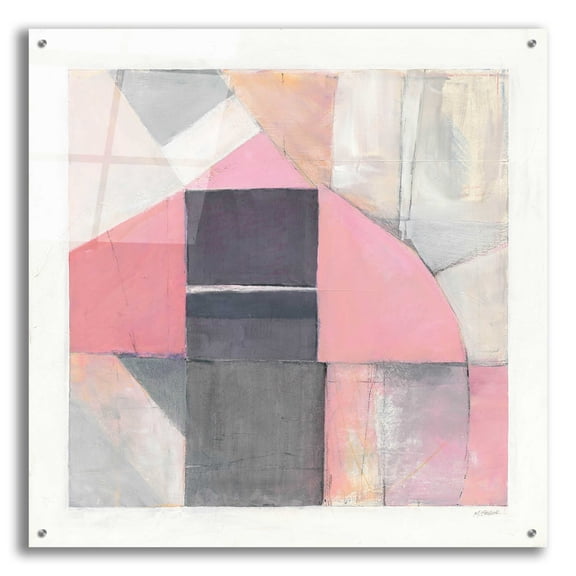 Epic Art 'Blushing Bride' by Mike Schick, Acrylic Glass Wall Art, 36"x36"