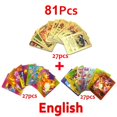 thumbnail image 1 of Cartas de Pokémon en inglés, español, francés, alemán, dorado, colorido, Vmax, GX, EX V, Pikachu, Charizard, Colección rara, regalos de batalla, Juguetes, 1 of 3